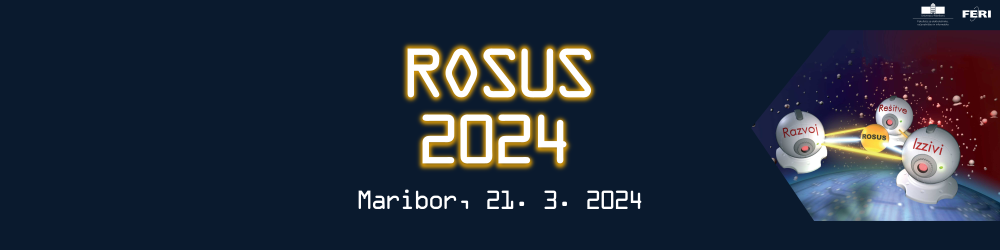 Računalniški vid: Konferenca ROSUS 2024